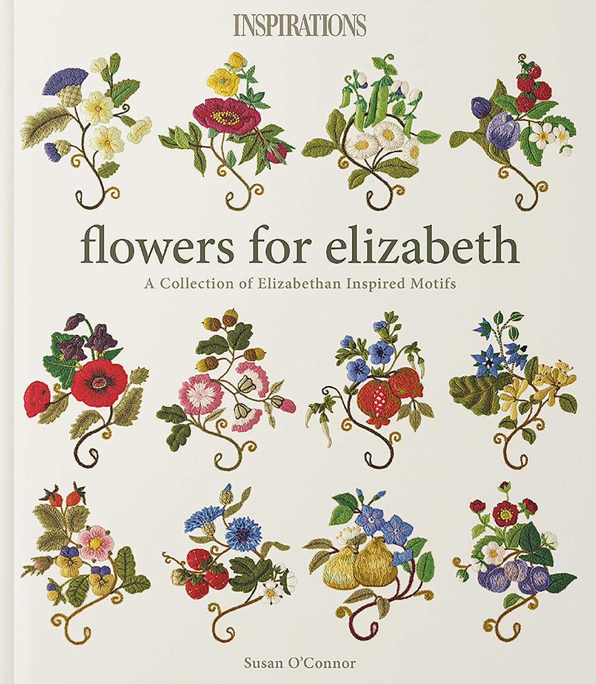 クロスステッチ　FLOWERS FOR ELIZABETH - ソフトカバー書籍