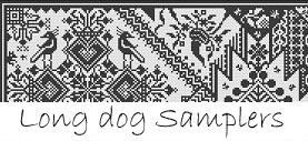クロスステッチ人気ブランド別、LONG DOG SAMPLERS