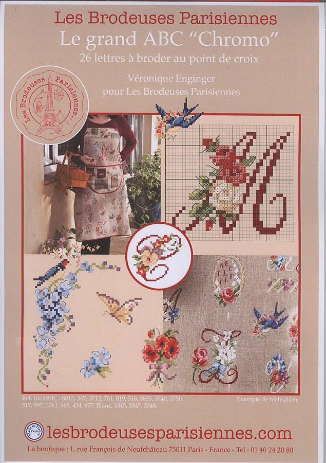 Les Brodeuses Parisiennes クロスステッチ 図案 - 材料