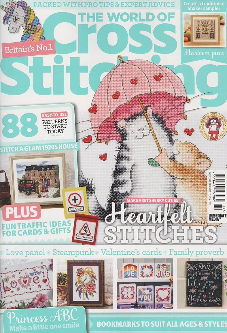 クロスステッチ THE WORLD OF CROSS STITCHING - 21FEB#303