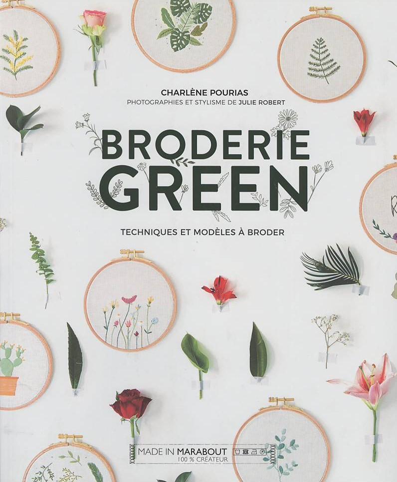 クロスステッチ　BRODERIE GREEN - ハードカバー書籍