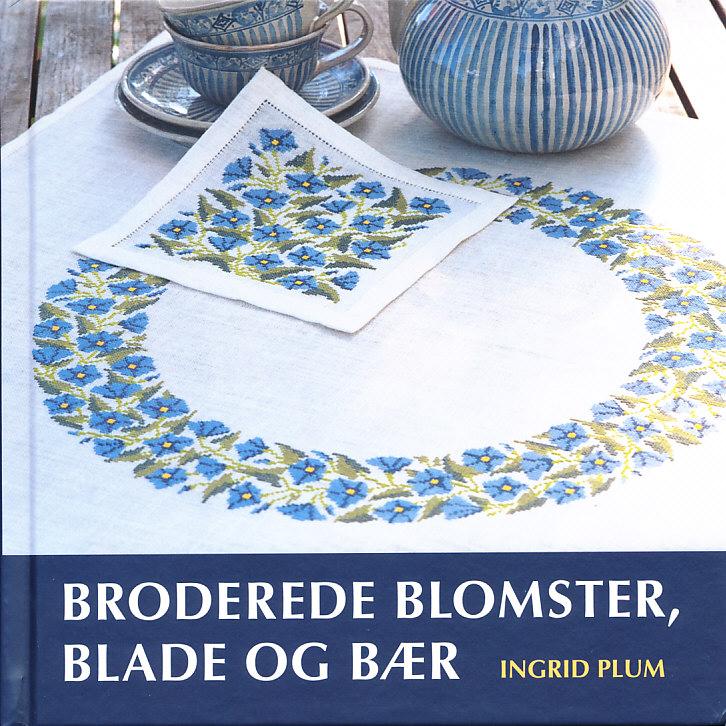 クロスステッチ　BRODEREDE BLOMSTER, BLADE OG BAER