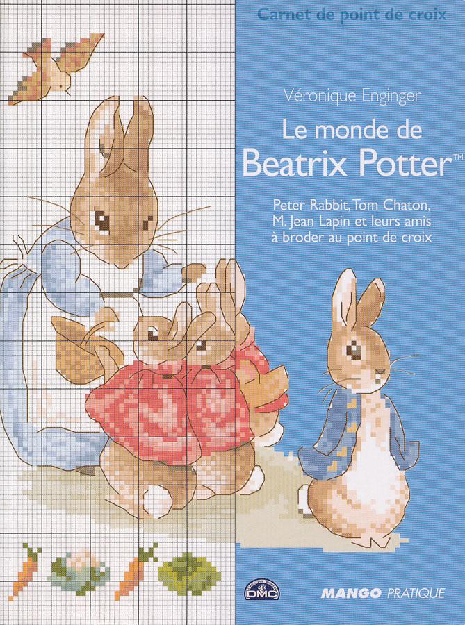 クロスステッチ　ピーターラビット　LE MONDE DE BEATRIX POTTER