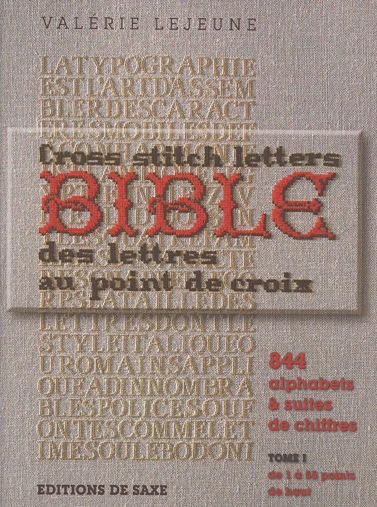 クロスステッチ LA BIBLE DES LETTRES TOME1 