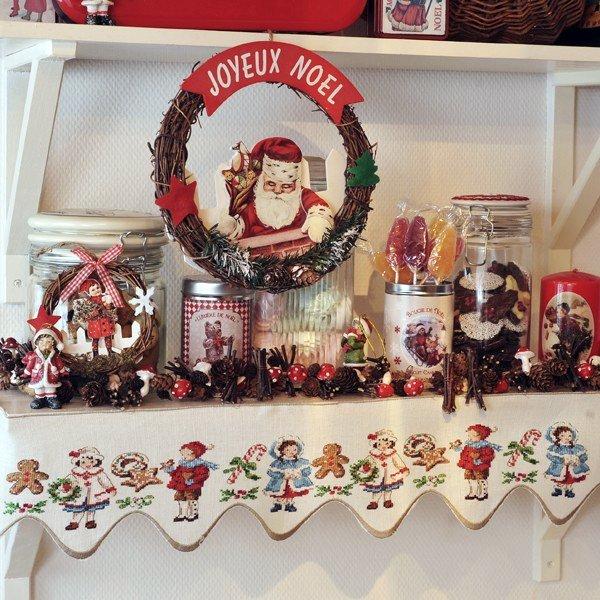 クロスステッチLes Brodeuses Parisiennes 図案 BANDE DOUCEURS DE NOEL