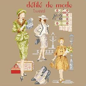 クロスステッチ Les Brodeuses Parisiennes 図案 - No.2 Tweed 