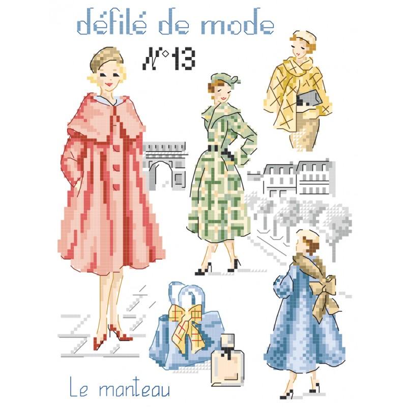 クロスステッチ Les Brodeuses Parisiennes 図案 - No.13 Le manteau