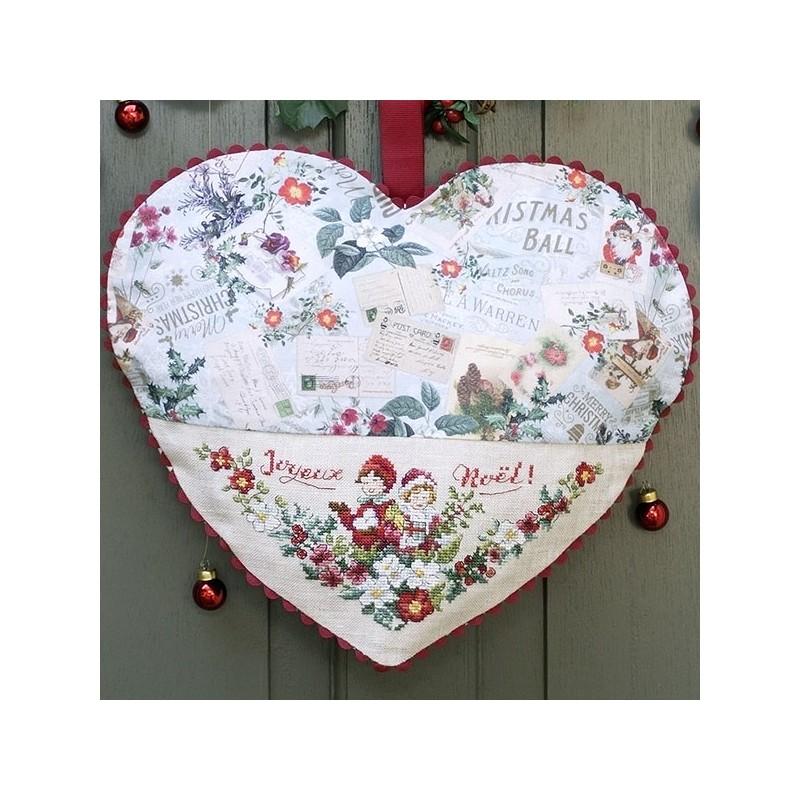 クロスステッチ Les Brodeuses Parisiennes キット Coeur de decembre 絶版