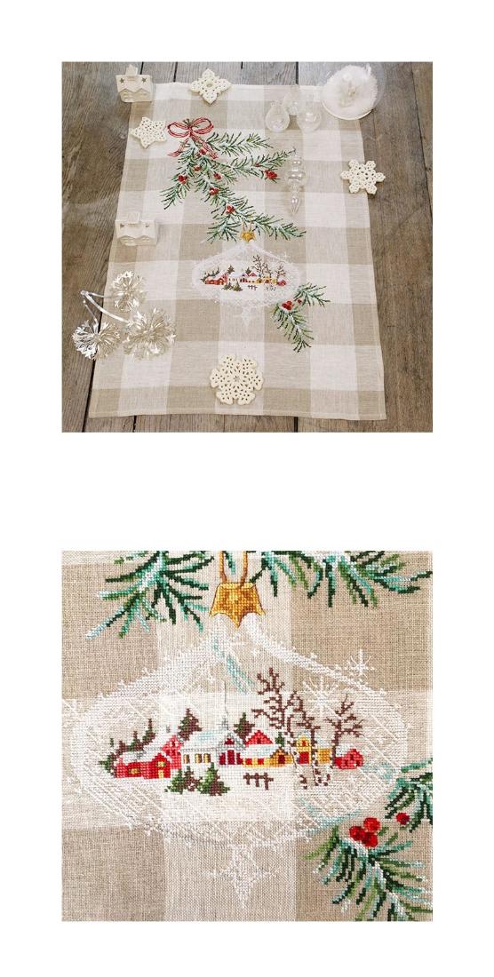 クロスステッチ Les Brodeuses Parisiennes キット - Torchon LIN Cristal