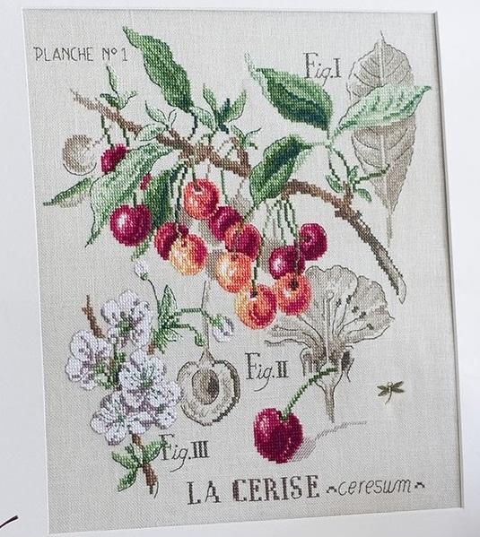 クロスステッチ Les Brodeuses Parisiennes ハーフキット - Cerises LIN