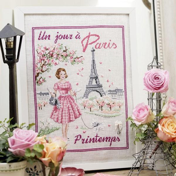 クロスステッチ Les Brodeuses Parisiennes ハーフキット - Printemps LIN