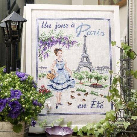 クロスステッチ Les Brodeuses Parisiennes ハーフキット - Ete LIN