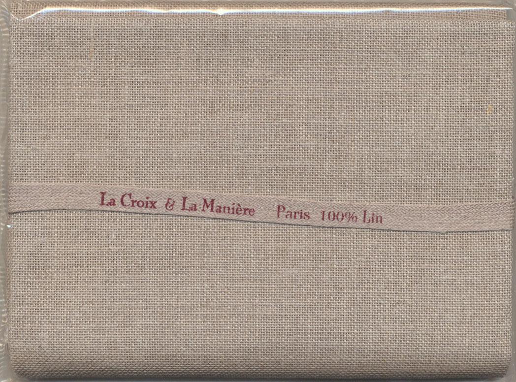 クロスステッチ LA CROIX & LA MANIERE 刺繍用布リネン50×70cm Lessive