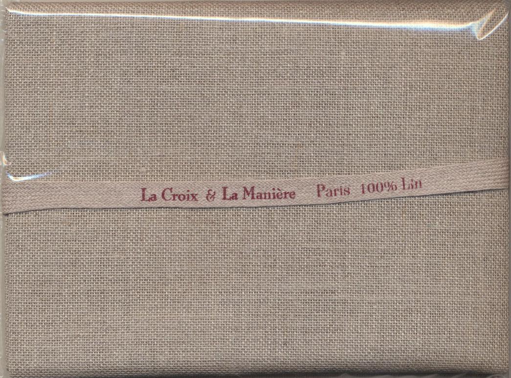 LA CROIX & LA MANIERE 刺繍用布リネン50×70cm Naturel