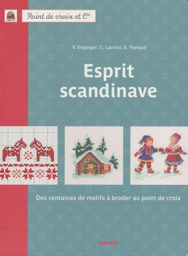 クロスステッチ　　ESPRIT SCANDINAVE - ソフトカバー書籍