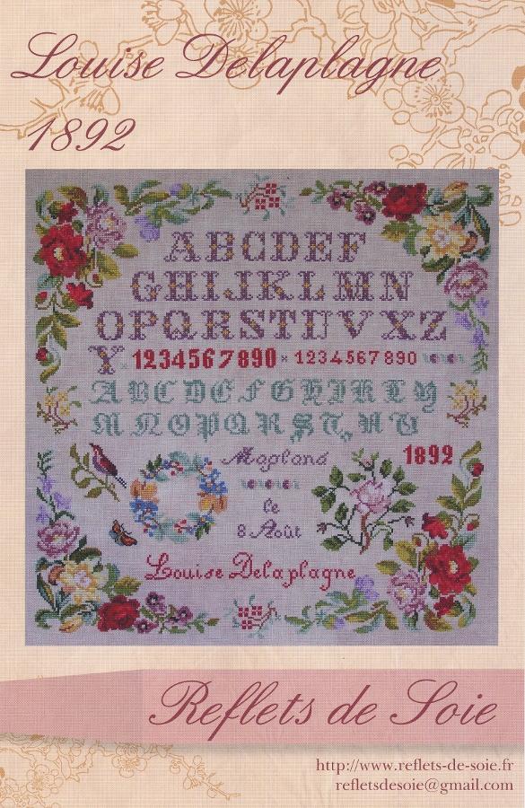 クロスステッチ  REFLETS DE SOIE - Louise Delaplagne 1892