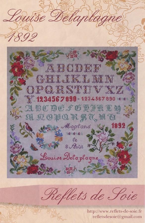 クロスステッチ REFLETS DE SOIE - Louise Delaplagne 1892