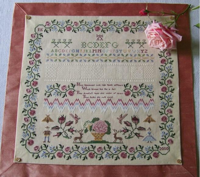 クロスステッチ REFLETS DE SOIE 図案 - Roses de Mai
