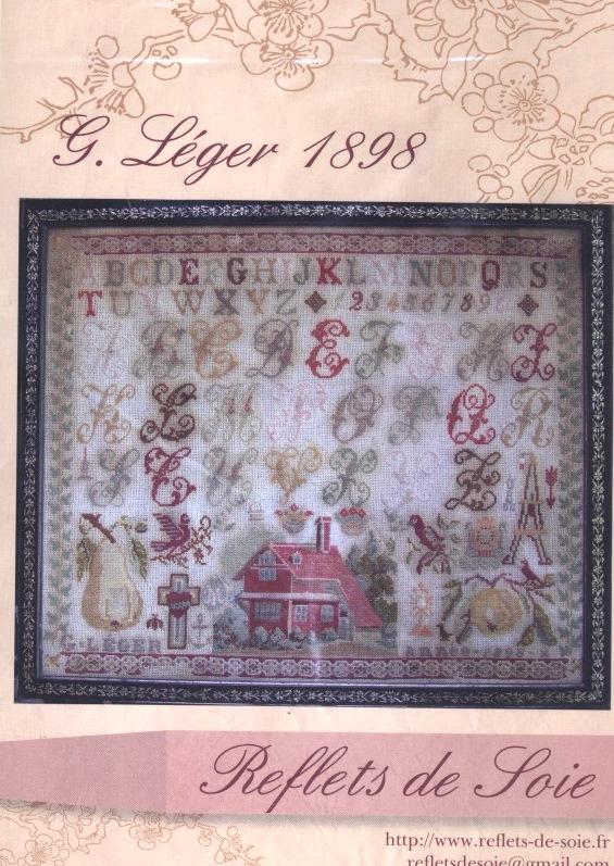 クロスステッチ REFLETS DE SOIE - G. Leger 1898