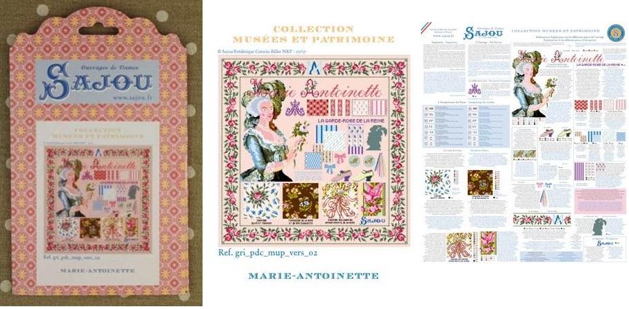 クロスステッチ　SAJOU COLLECTION MUSEES - MARIE-ANTOINETTE GRILLE