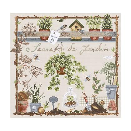 クロスステッチ MADAME LA FEE Secrets de Jardin