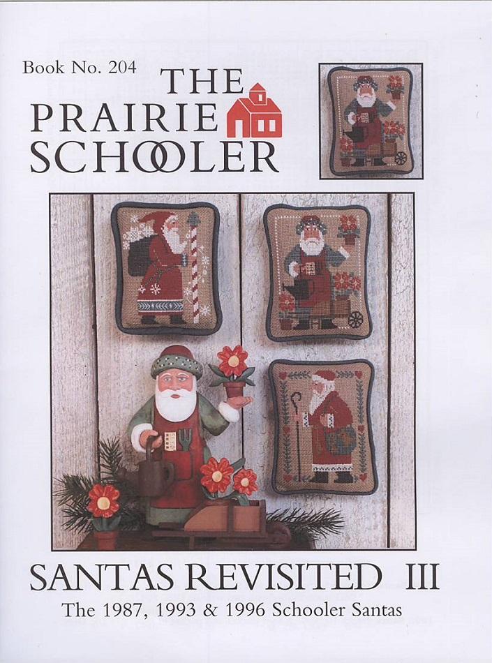 クロスステッチ THE PRAIRIE SCHOOLER BOOK Ⅱ 214 SANTAS REVISITED III