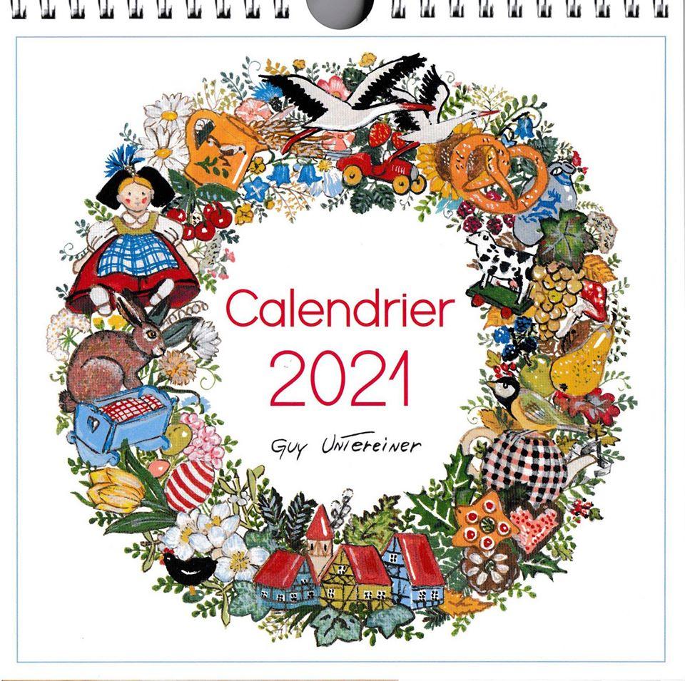 クロスステッチ 読者プレゼント - Guy Untereiner CALENDRIER - CALENDRIER 2021