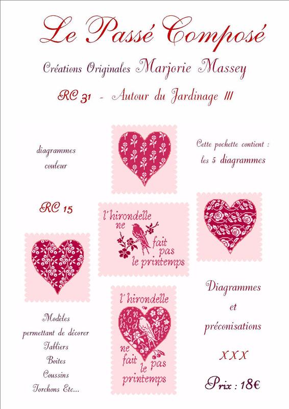 クロスステッチ MARJORIE MASSEY - Autour du jardinage III
