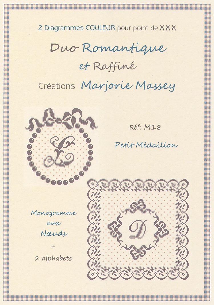 クロスステッチ MARJORIE MASSEY - Monogrammes Romantiques