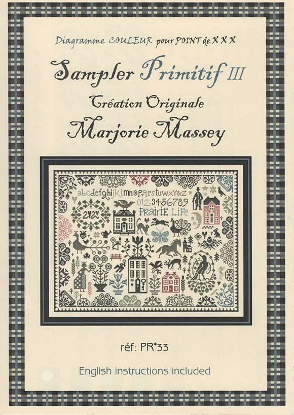 クロスステッチ MARJORIE MASSEY - Sampler primitif III