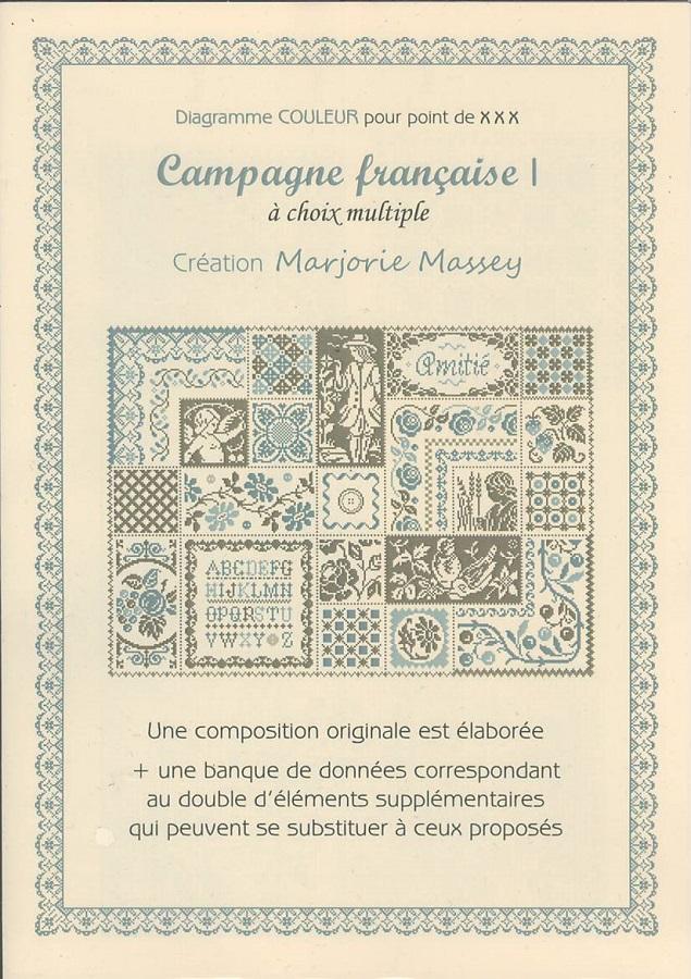 クロスステッチ MARJORIE MASSEY - Campagne francaise I