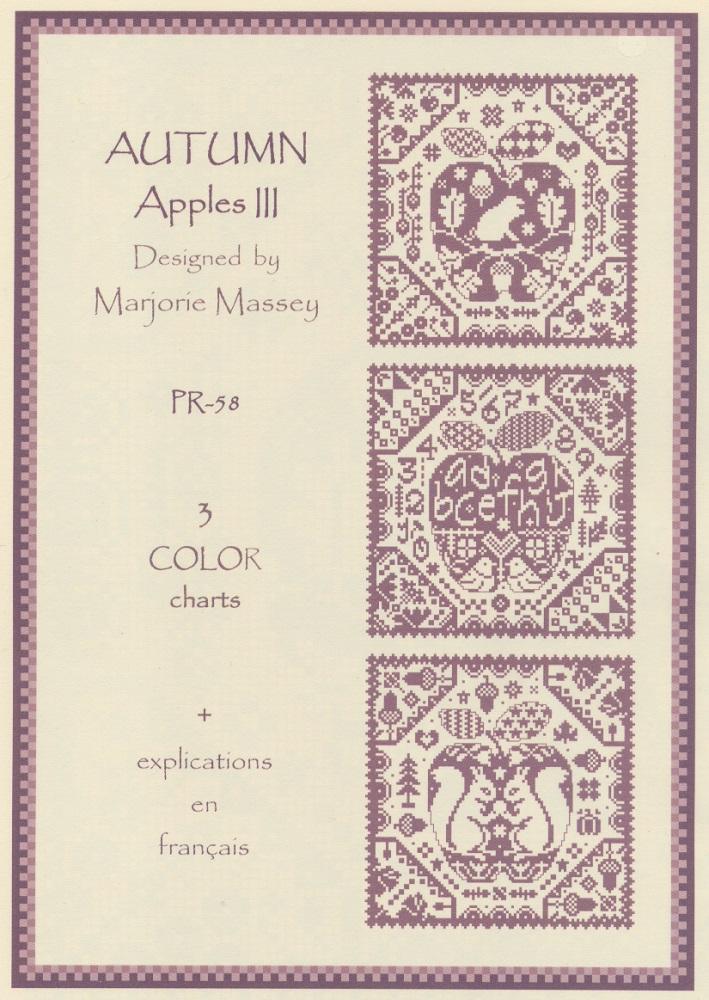 クロスステッチ　MARJORIE MASSEY - AUTUMN Apples