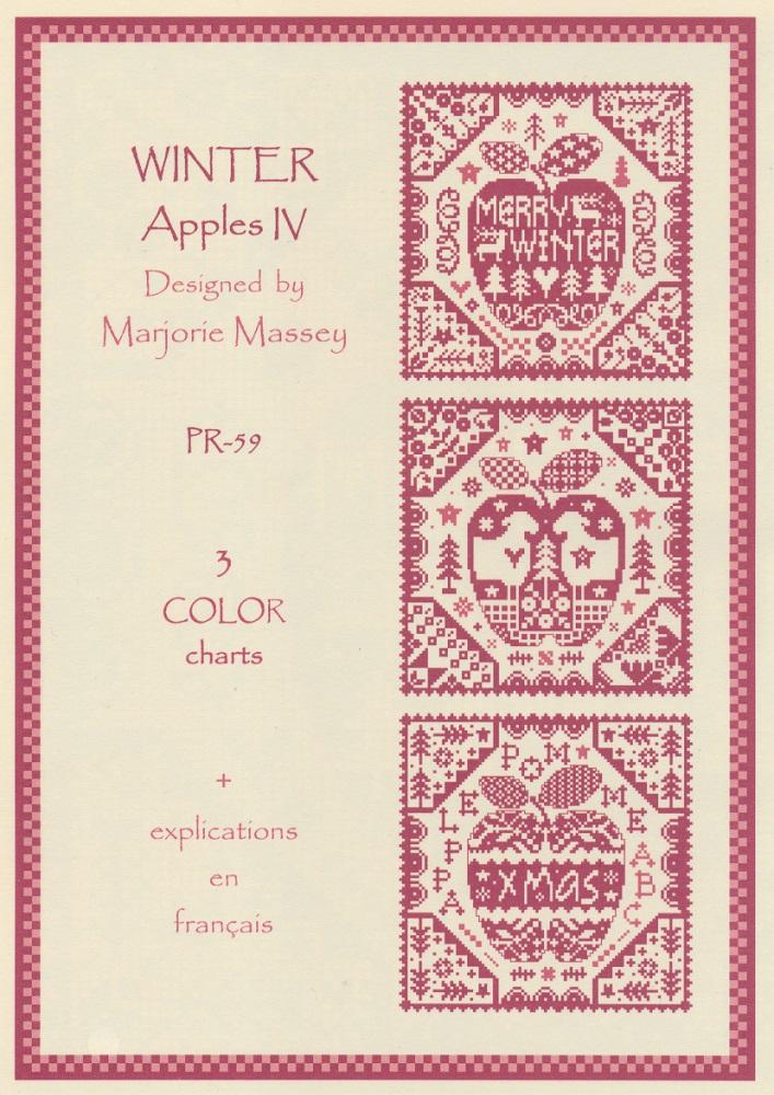 クロスステッチ　MARJORIE MASSEY - WINTER Apples