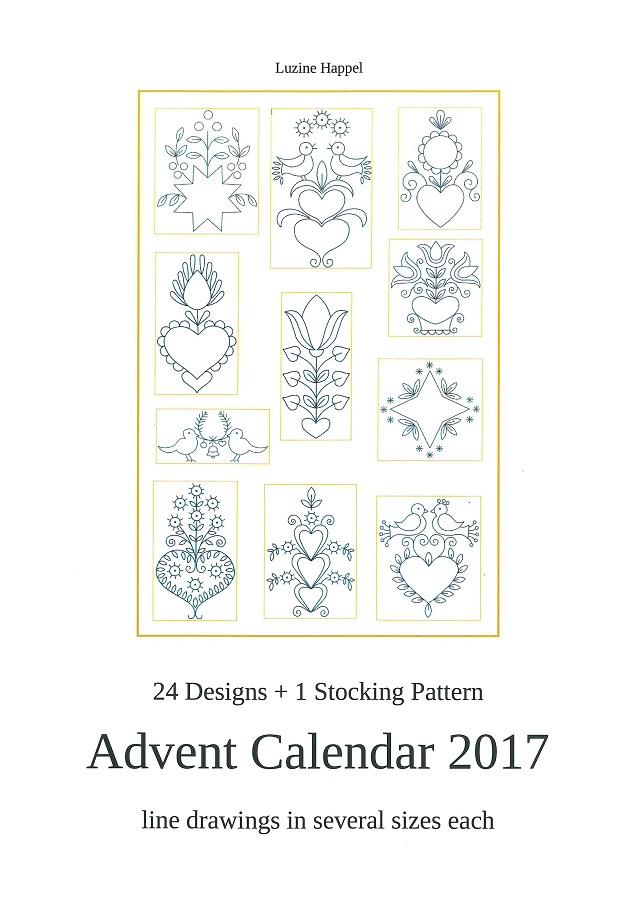 クロスステッチ　LUZINE HAPPEL - ADVENT CALENDAR 2017