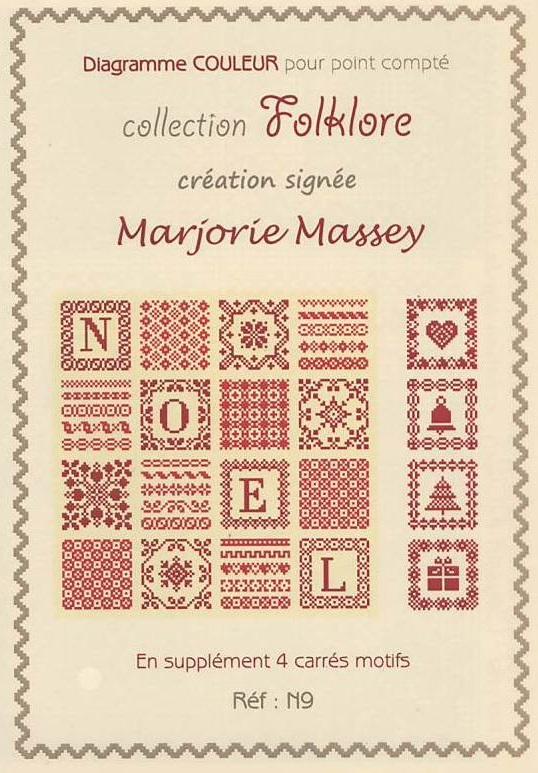 クロスステッチ MARJORIE MASSEY NOEL - Coussin Noël