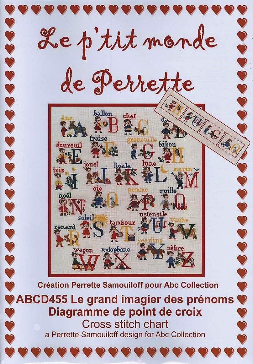 クロスステッチ　Le p'tit monde de Perrette - LE GRAND IMAGIER DES PRENOMS 