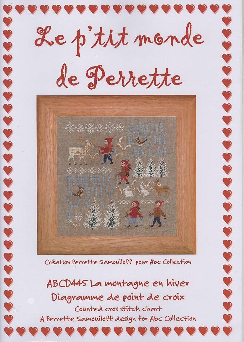 クロスステッチ Le p'tit monde de Perrette LA MONTAGNE EN HIVER