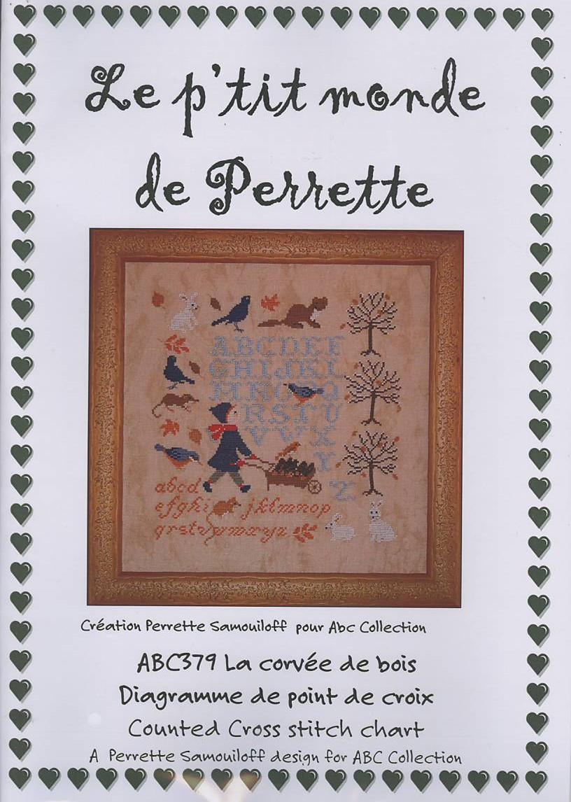 クロスステッチ　Le p'tit monde de Perrette - La corvee de bois