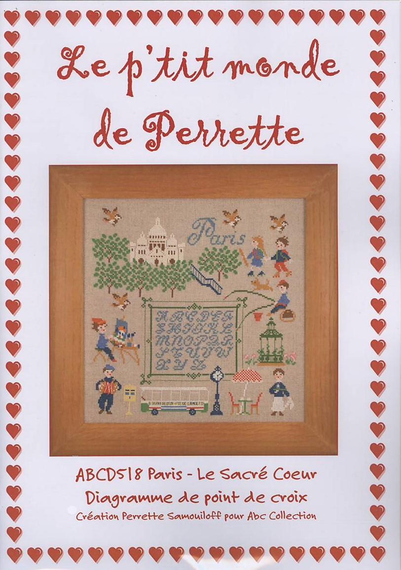 クロスステッチ Le p'tit monde de Perrette - PARIS LE SACRE COEUR