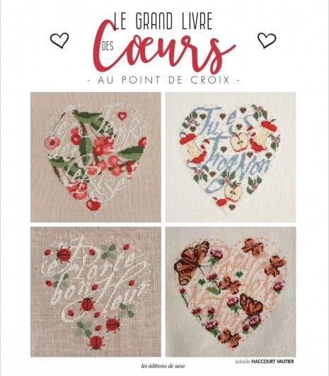 クロスステッチ LE GRAND LIVRE DES COEURS AU POINT DE CROIX