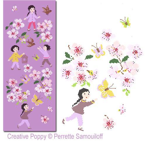 クロスステッチ　PERRETTE SAMOUILOFF CP図案 - Cherry Blossom