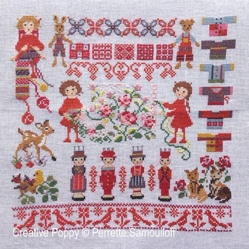 クロスステッチ　PERRETTE SAMOUILOFF CP図案 - Needlework Fun