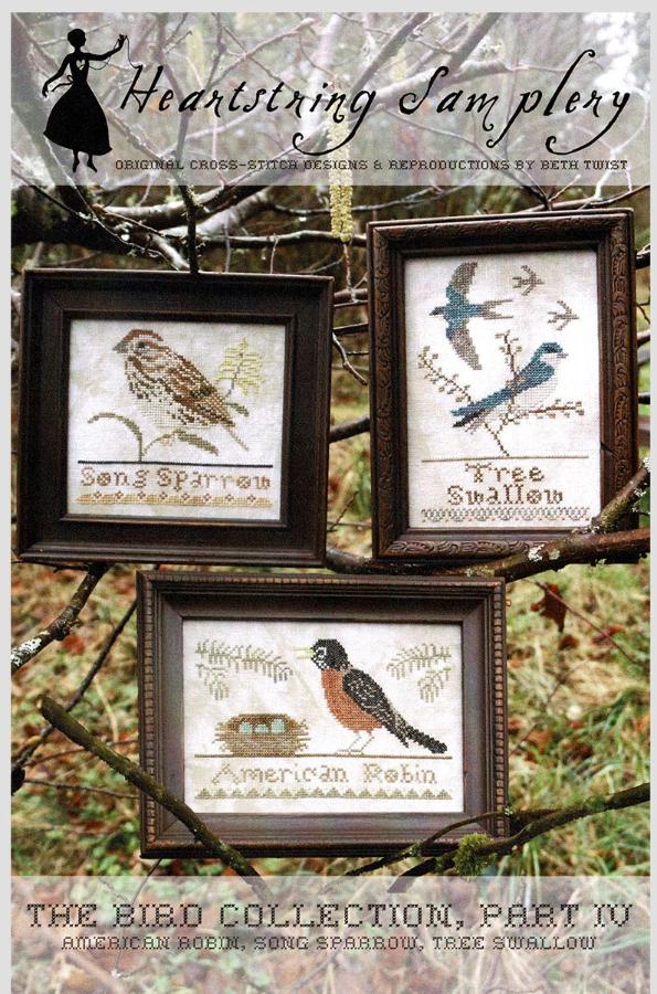 クロスステッチ　Heartstring Samplery図案 - The Bird Collection Part 4