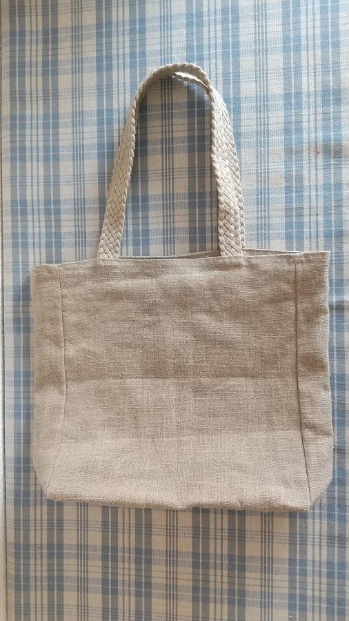 SAJOU 刺繍布リネン半製品 バッグ＆ポーチ - SAC A BRODER LIN NATUREL