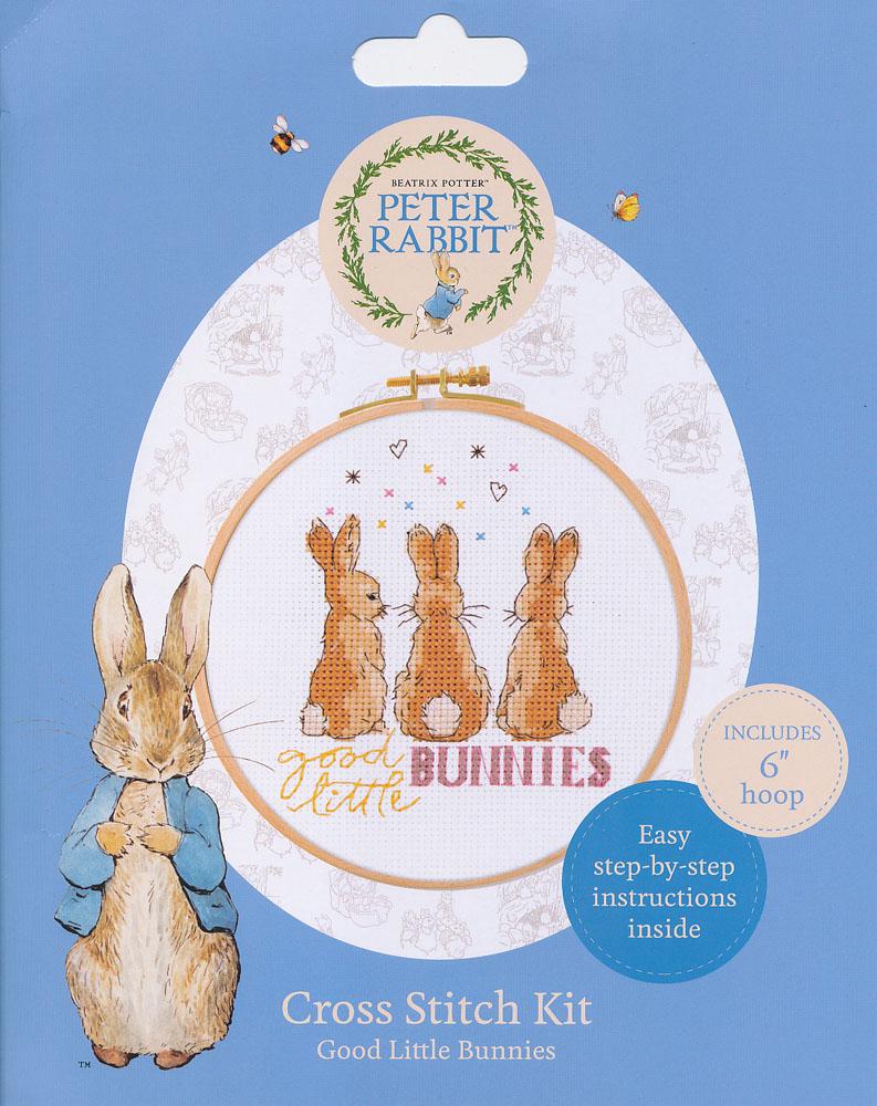 クロスステッチ　PETER RABBIT CROSS STITCH KIT - Good Little Bunnies