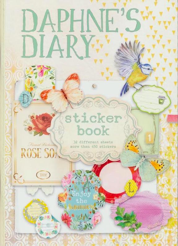 各種クラフト　新春プレゼント - DAPHNE'S DIARY STICKER BOOK#1　【１冊（１名様分）】