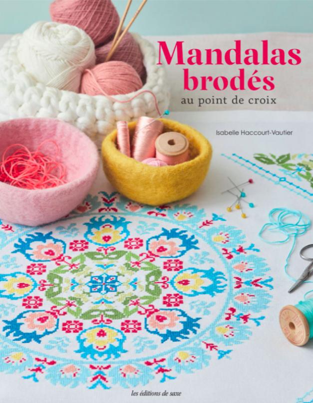 クロスステッチ　MANDALAS BRODES AU POINT DE CROIX - ソフトカバー書籍