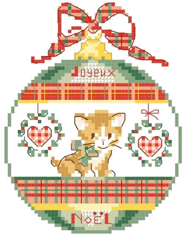 クロスステッチ　Les Brodeuses Parisiennes 小図案(’24～) - Mon petit chat