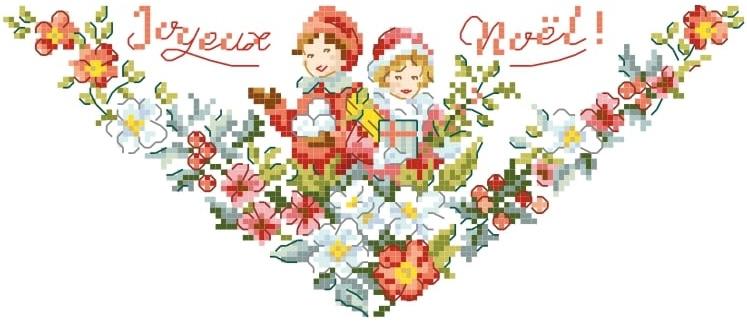 クロスステッチ　Les Brodeuses Parisiennes 小図案(’24～) - Nos lutins de Noel