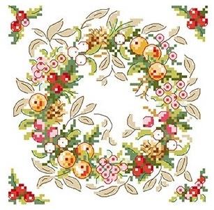 クロスステッチ　Les Brodeuses Parisiennes 小図案(’24～) - Couronne Sylvestre